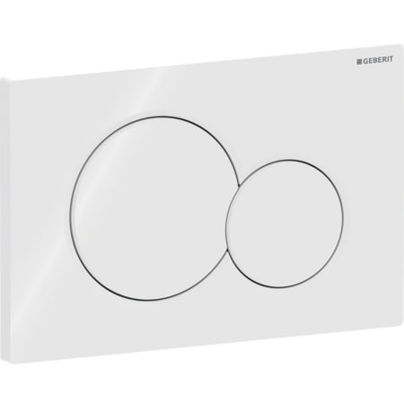 Geberit Sigma01 betjeningsplate hvit blank – NRF 6166542