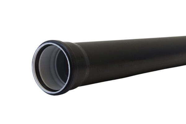 Pipelife Master3Plus rør m/muffe, SN4, 50mm - 3m PP