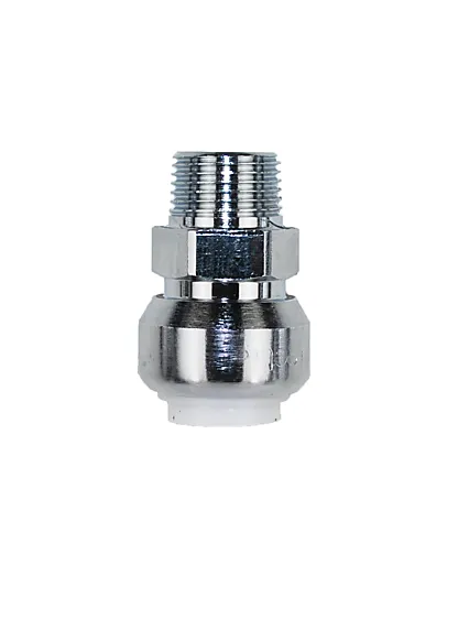 Tectite Tippunion 15 mm x 3/8" forkrommet