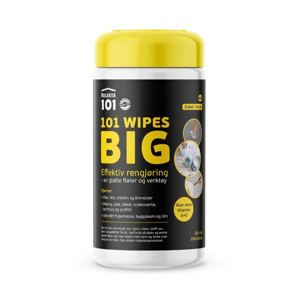 Relekta 101 Wipes Big – 80 kluter